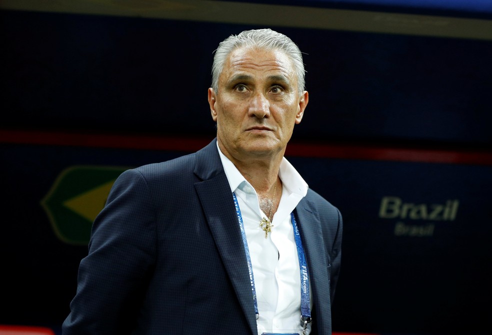 Tite caiu nas quartas na primeira Copa no comando da Seleção (Foto: John Sibley/Reuters)