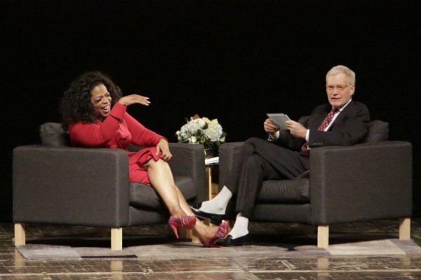 Oprah Winfrey x David Letterman  (Foto: Getty Images)