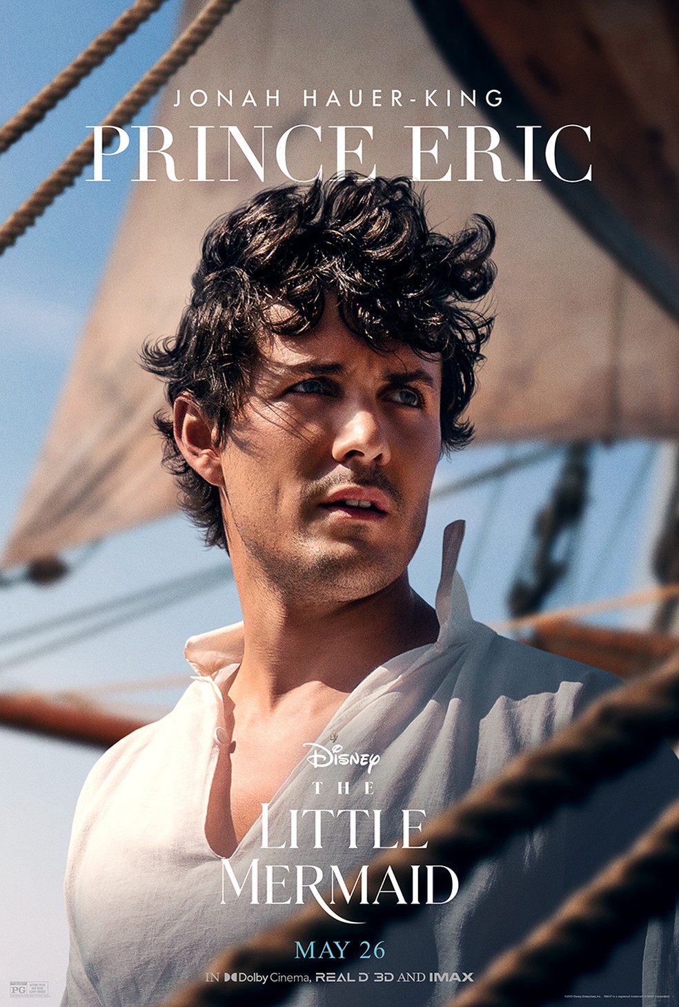 Cartazes oficiais do live action de 'A Pequena Sereia' &mdash; Foto: Divulga&ccedil;&atilde;o/Disney