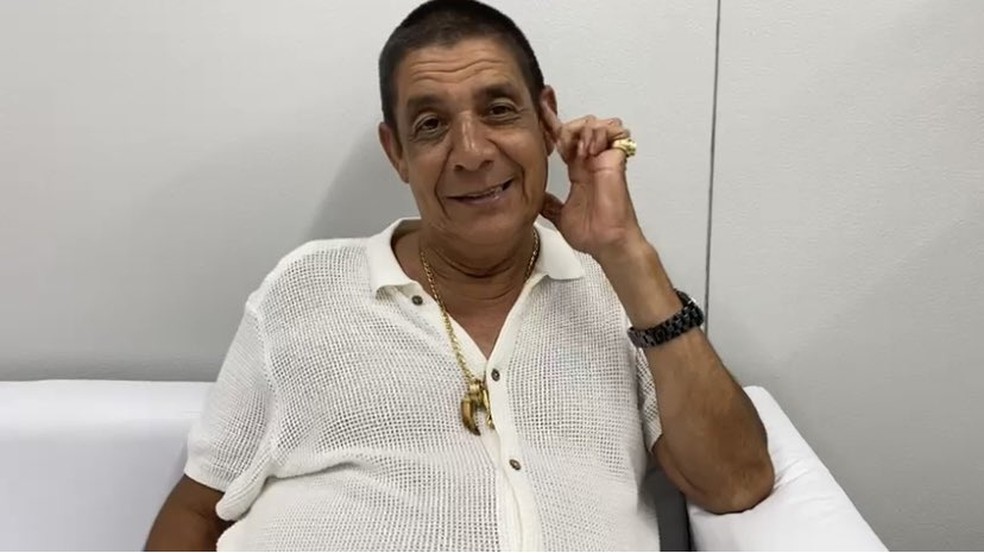 Zeca Pagodinho se apresenta na festa de réveillon de Copacabana pela terceira vez — Foto: Rafael Nascimento/ g1