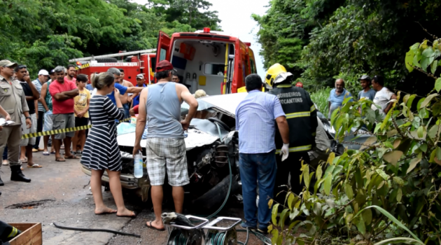 Acidente aconteceu na BR-153 entre Pugmil e Nova Rosalândia (Foto: Divulgação/Surgiu)