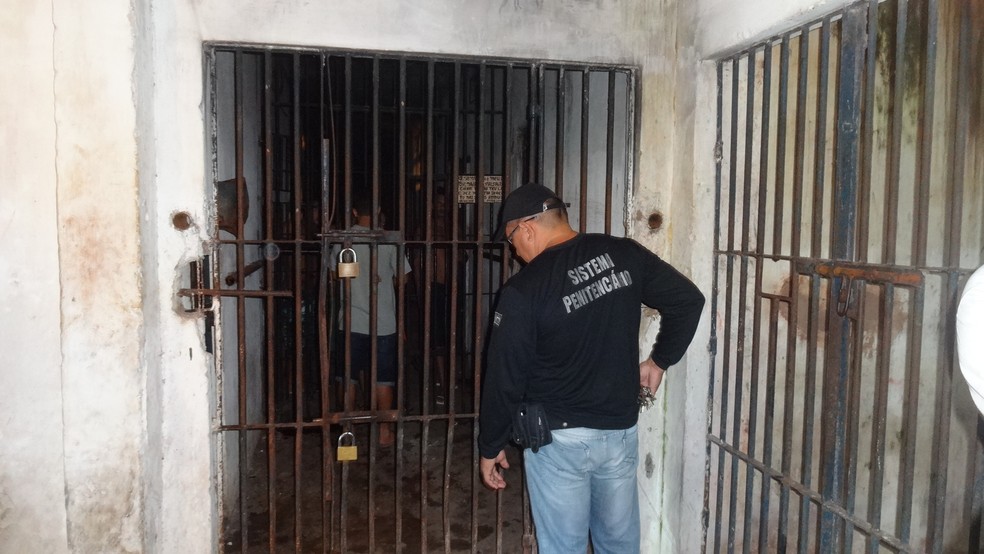 Presos da cela onde foi encontrado um túnel cumprirão medida disciplinar por 10 dias (Foto: OAB Subseção Santarém/Arquivo/Divulgação)