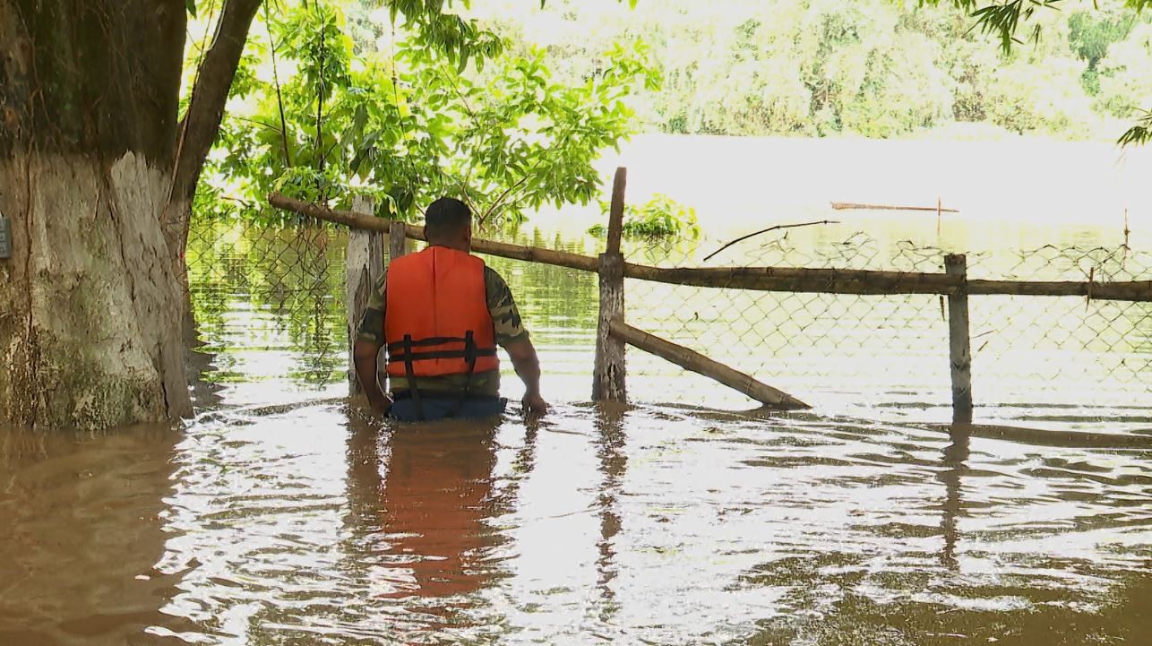 Cheia do Rio Mogi Guaçu alaga ranchos em Barrinha, SP, e causa preocupação