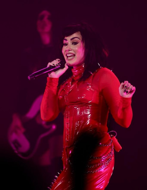 Demi Lovato faz show em São Paulo (Foto: Reprodução/Instagram)