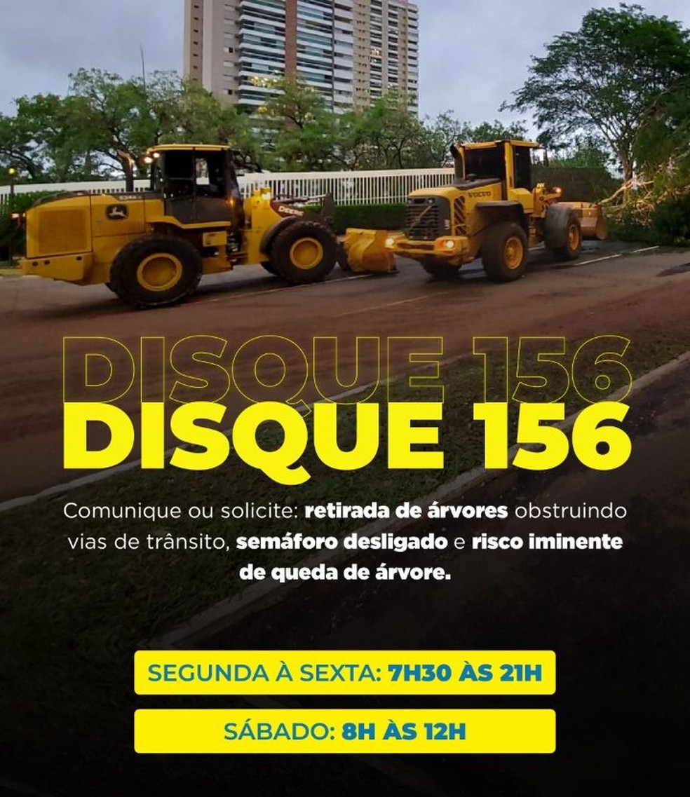 Moradores atingidos pela chuva podem acionar o 156  Foto: Prefeitura de Campo Grande