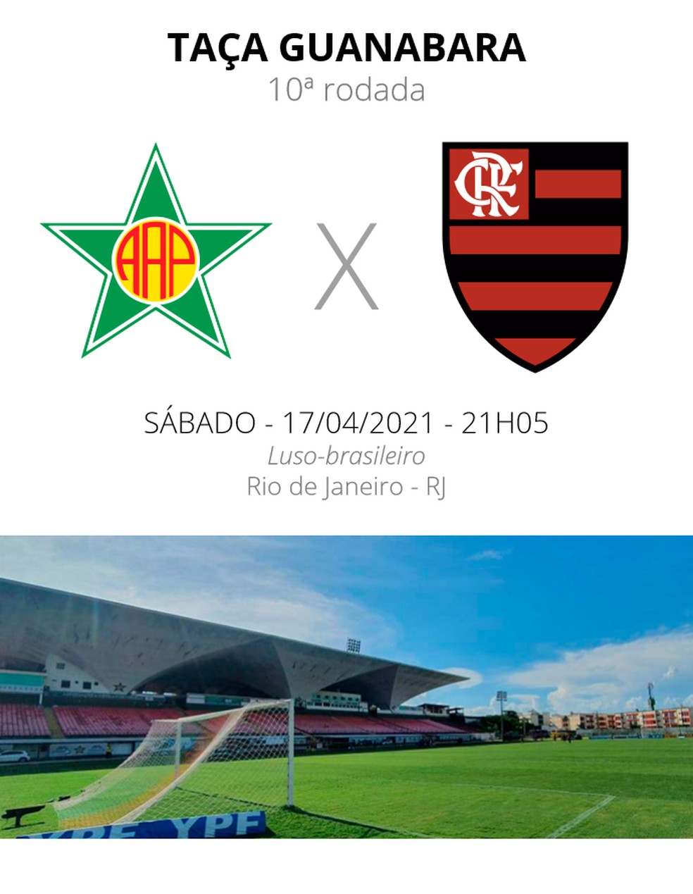 Portuguesa x Flamengo — Foto: ge