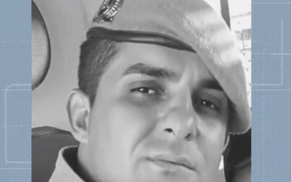 Robson Brito de Matos, soldado da PM morto em Vitória da Conquista — Foto: Reprodução/TV Sudoeste