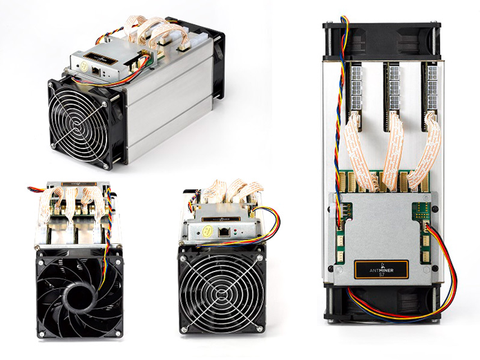 Máquinas específicas para encontrar bitcoins tornaram a mineração em PCs inviável (Foto: Divulgação/Bitmain)