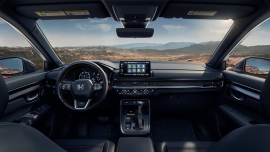 Honda revela imagem do interior do novo CR-V, que será vendido no Brasil em 2023