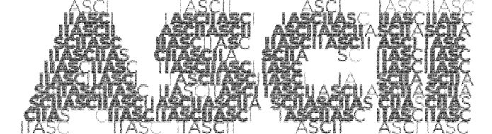 Código ASCII (Foto: Reprodução/André Sugai)