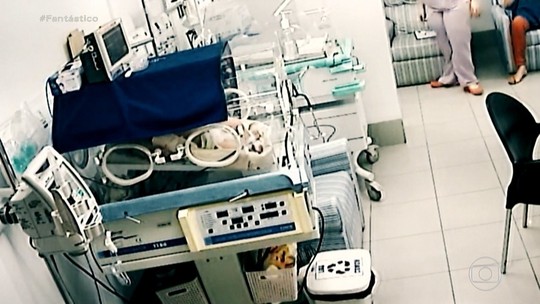 Imagens mostram queda de bebê de incubadora em UTI no Pará