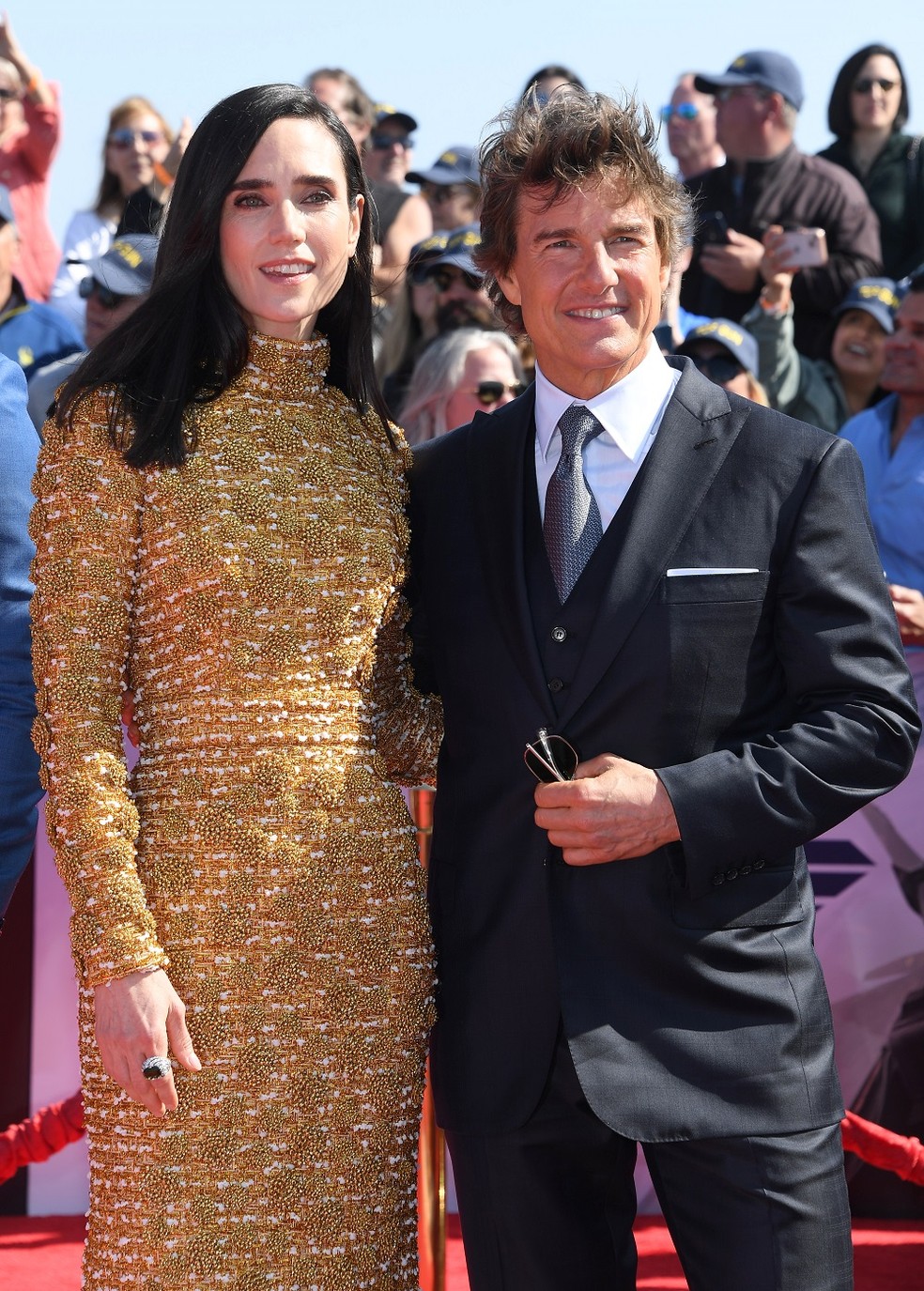 Jennifer Connelly e Tom Cruise — Foto: Getty Images