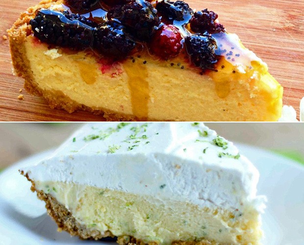Cheesecake e Torta de Limão: delícias dos chefs Guga e Dalton  (Foto: Arquivo Pessoal)
