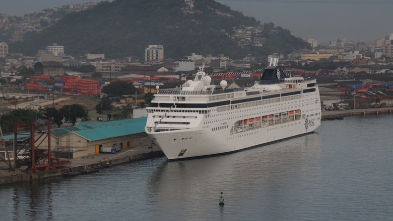porto-santos-mar-navio (Foto: Ernesto de Souza/ Ed. Globo)