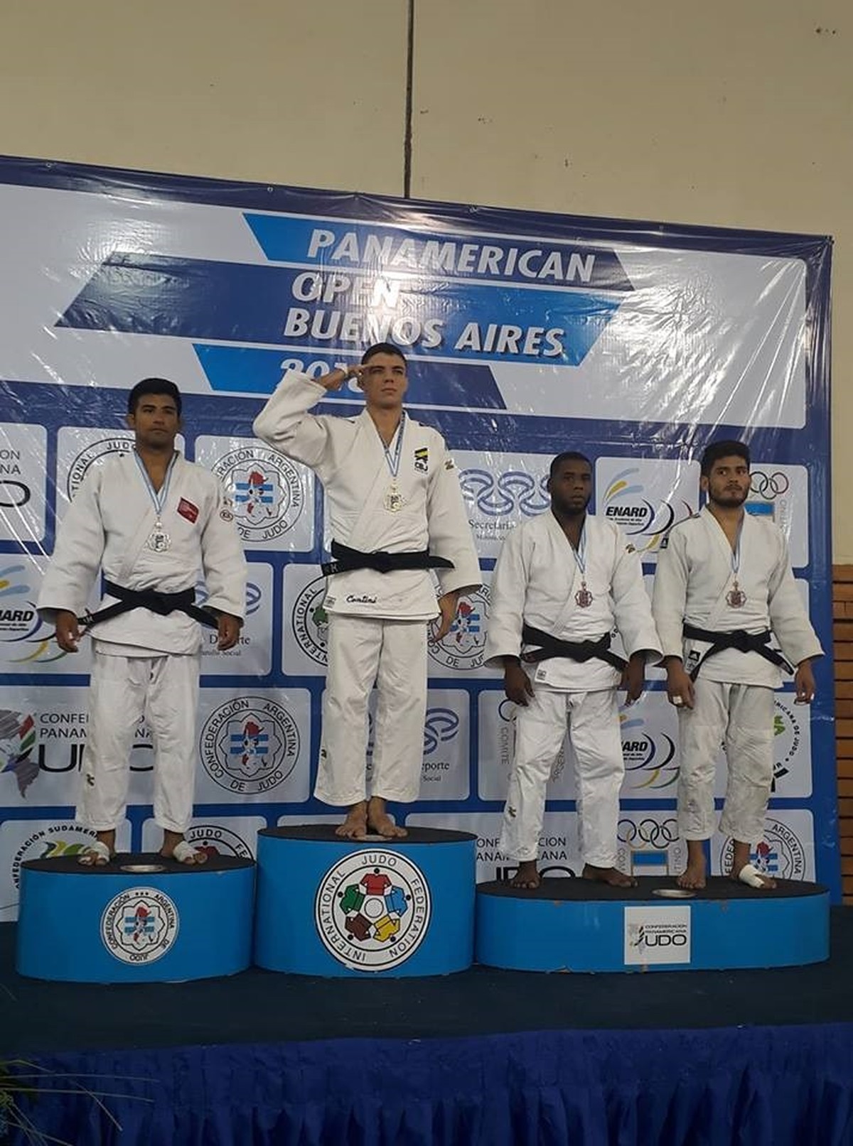 Marcelo Contini é ouro no Aberto de Buenos Aires judô ge