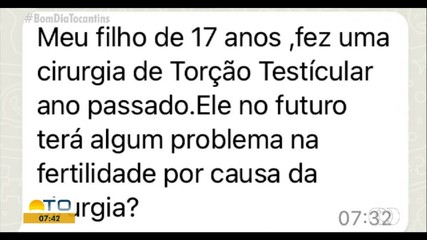 Urologista tira dúvidas sobre infertilidade masculina no Bom Dia responde