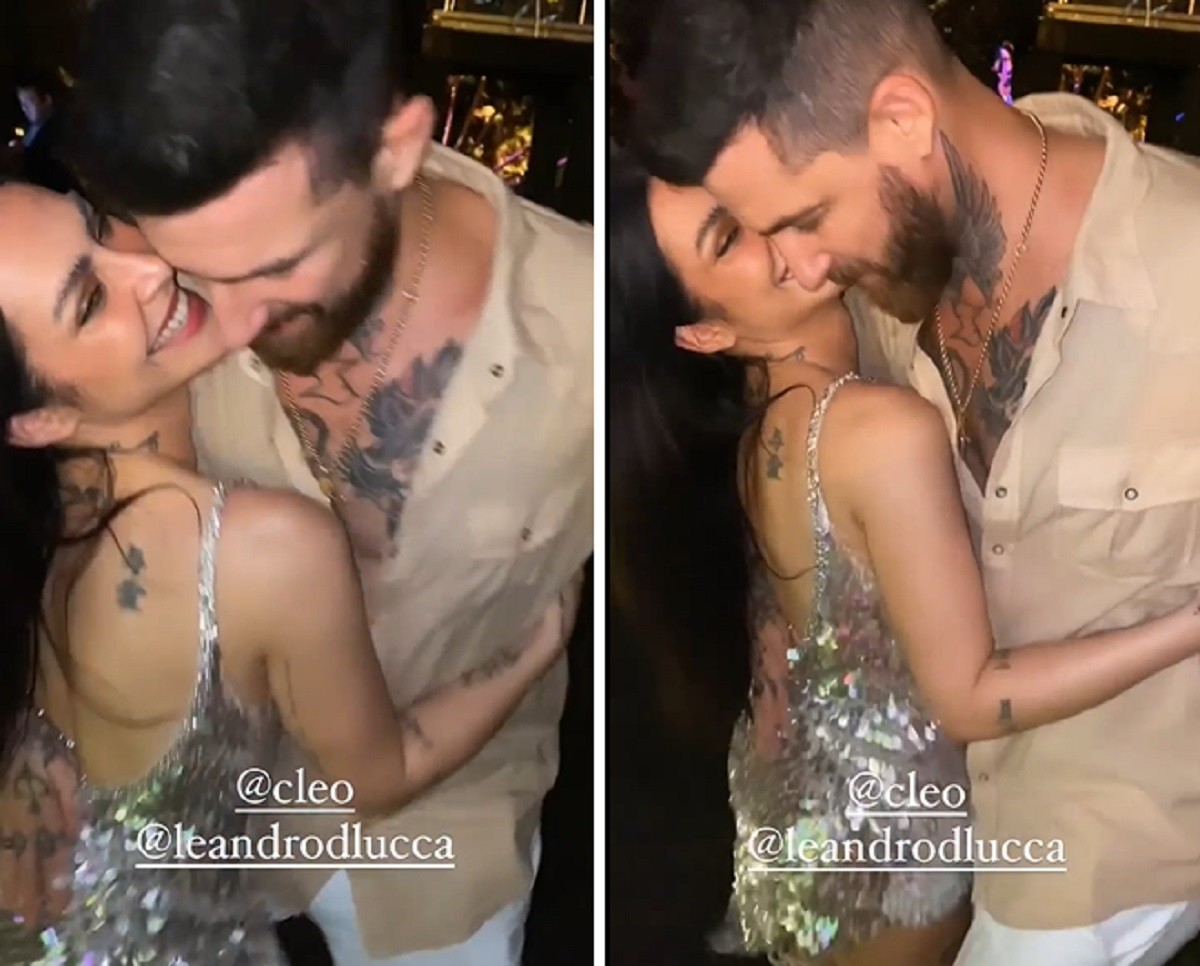 Cleo e Leandro dançam forró em festa em Trancoso, na Bahia (Foto: Reprodução/Instagram)