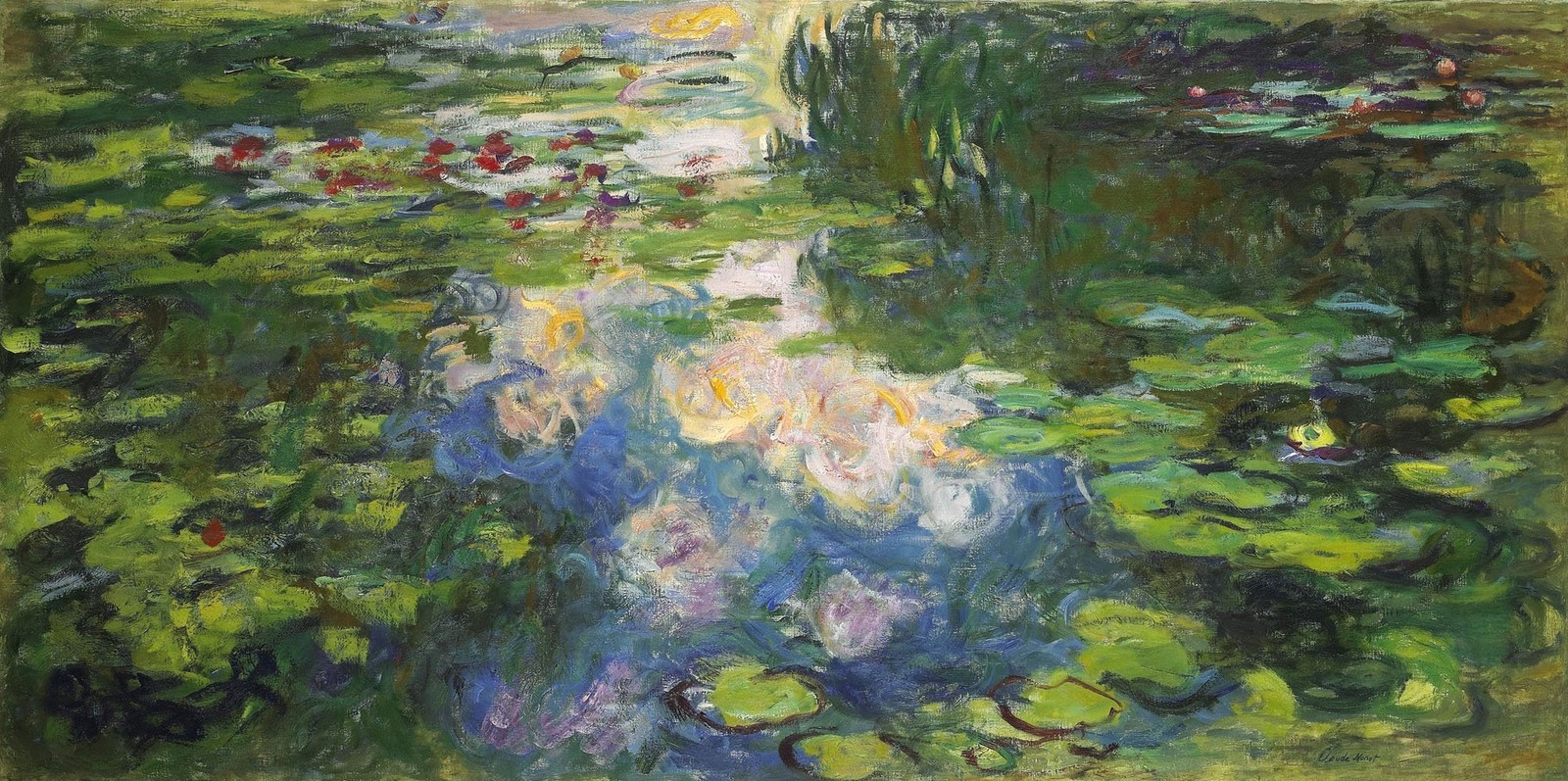 “Le Bassin aux Nympheas” (1917-1919) de Claude MonetReprodução
