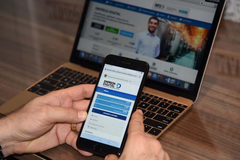 Benevides, na região metropolitana de Belém, conta com plataforma digital para licenciamento digital de empresas. — Foto: Divulgação