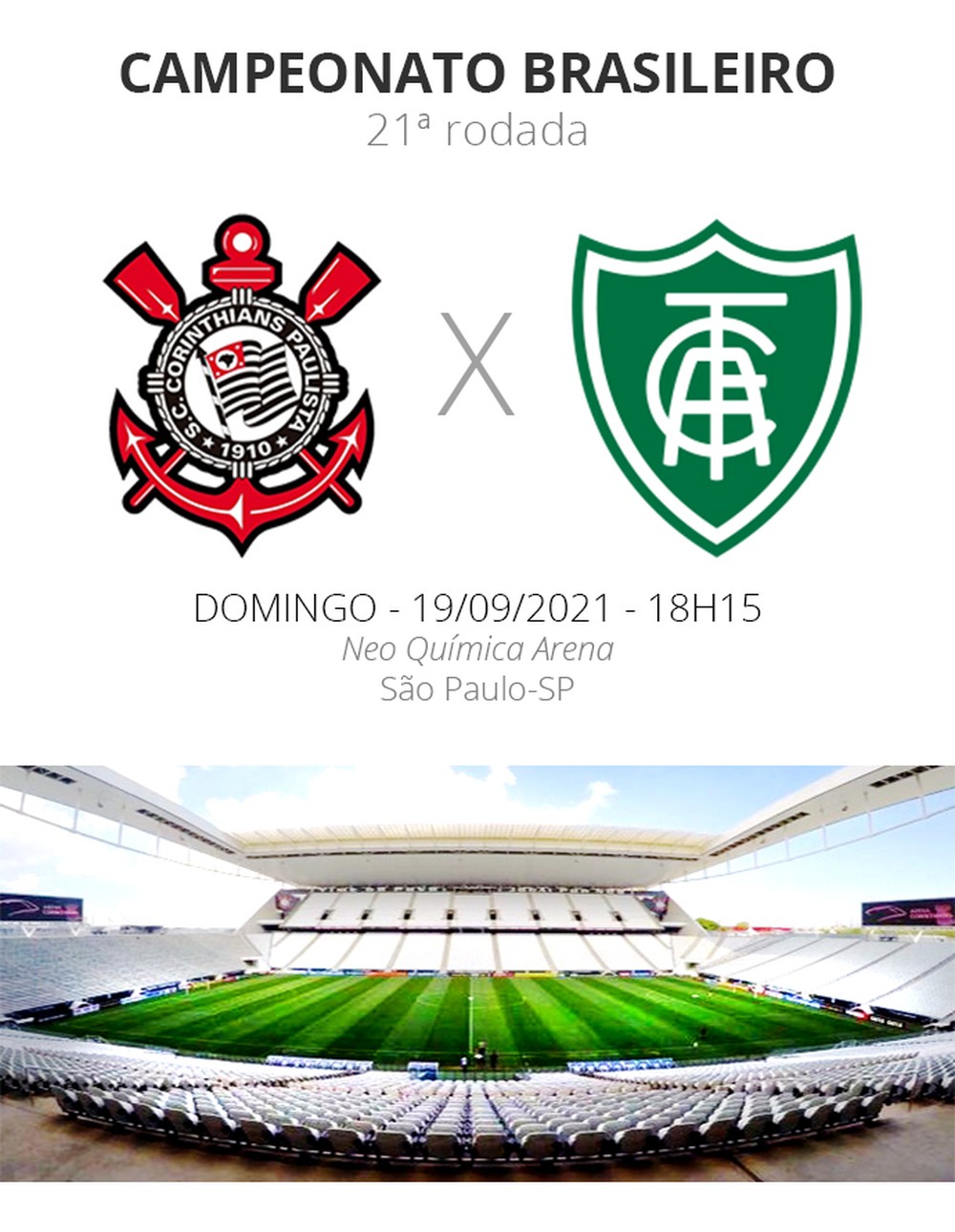 COMENTE AQUI DEIXE SEU PALPITE:  Corinthians X América MG