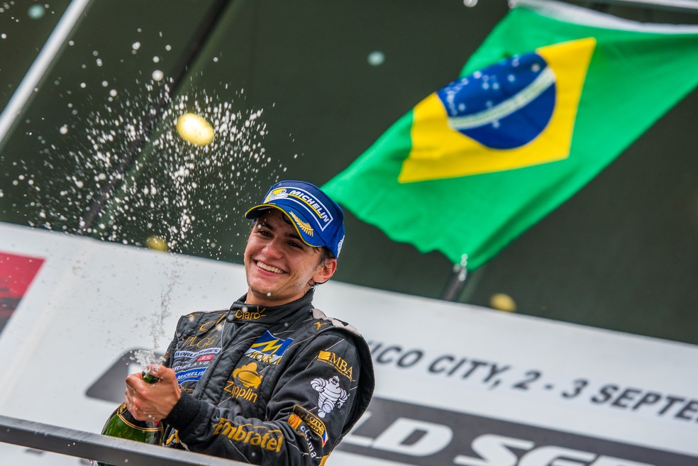 Pietro Fittipaldi foi campeão da World Series em 2017 — Foto: José Mario Dias