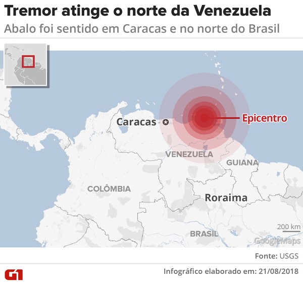 Terremoto Na Venezuela E Sentido Em Cidades De Roraima Roraima G1