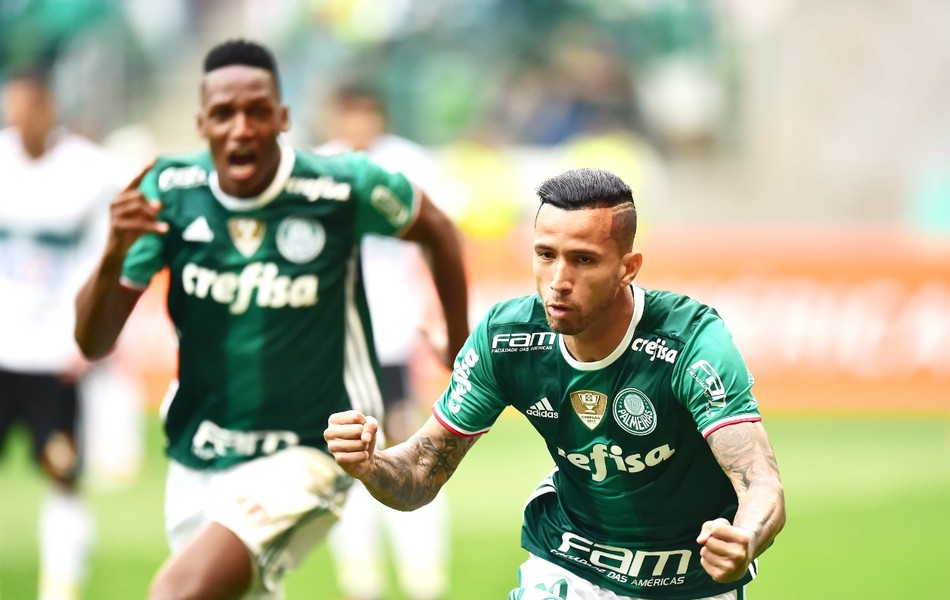 Leandro Pereira e Mina - Palmeiras x Coritiba