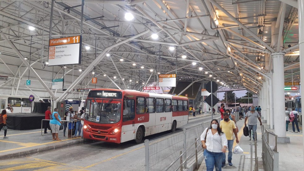 Terminal Aeroporto, onde a v&iacute;tima foi encontrada &mdash; Foto: Cec&iacute;lio Albuquerque/Agerba