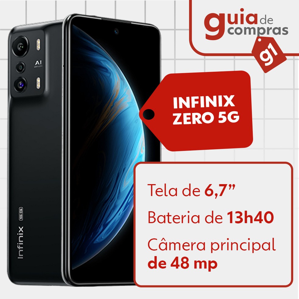 Infinix Zero 5G — Foto: g1