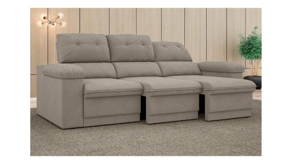 O sofá New Ripley retrátil é uma opção para quem busca tirar uma soneca ao longo do dia (Foto: Divulgação / Amazon)