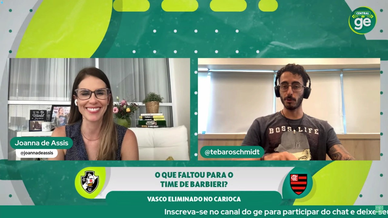 'As partidas contra o Flamengo e a elimina&ccedil;&atilde;o pro ABC evidenciam a car&ecirc;ncia desse elenco', comenta T&eacute;baro Schimdt sobre contrata&ccedil;&otilde;es no Vasco