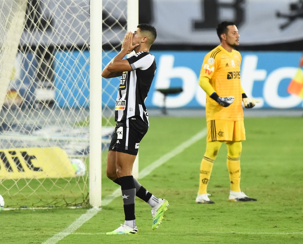 Botafogo corre contra o tempo e precisa de milagre para reagir — Foto: André Durão/ge