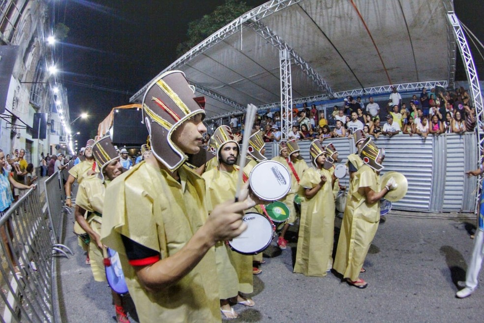 Desfile das escolas de samba de Natal aconteceu na última sexta (24) e sábado (25) — Foto: Alex Régis/Secom