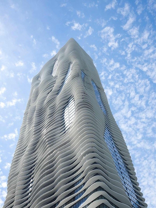 predios-modernos-com-fachadas-incriveis-aqua-tower-chicago (Foto: Reprodução)
