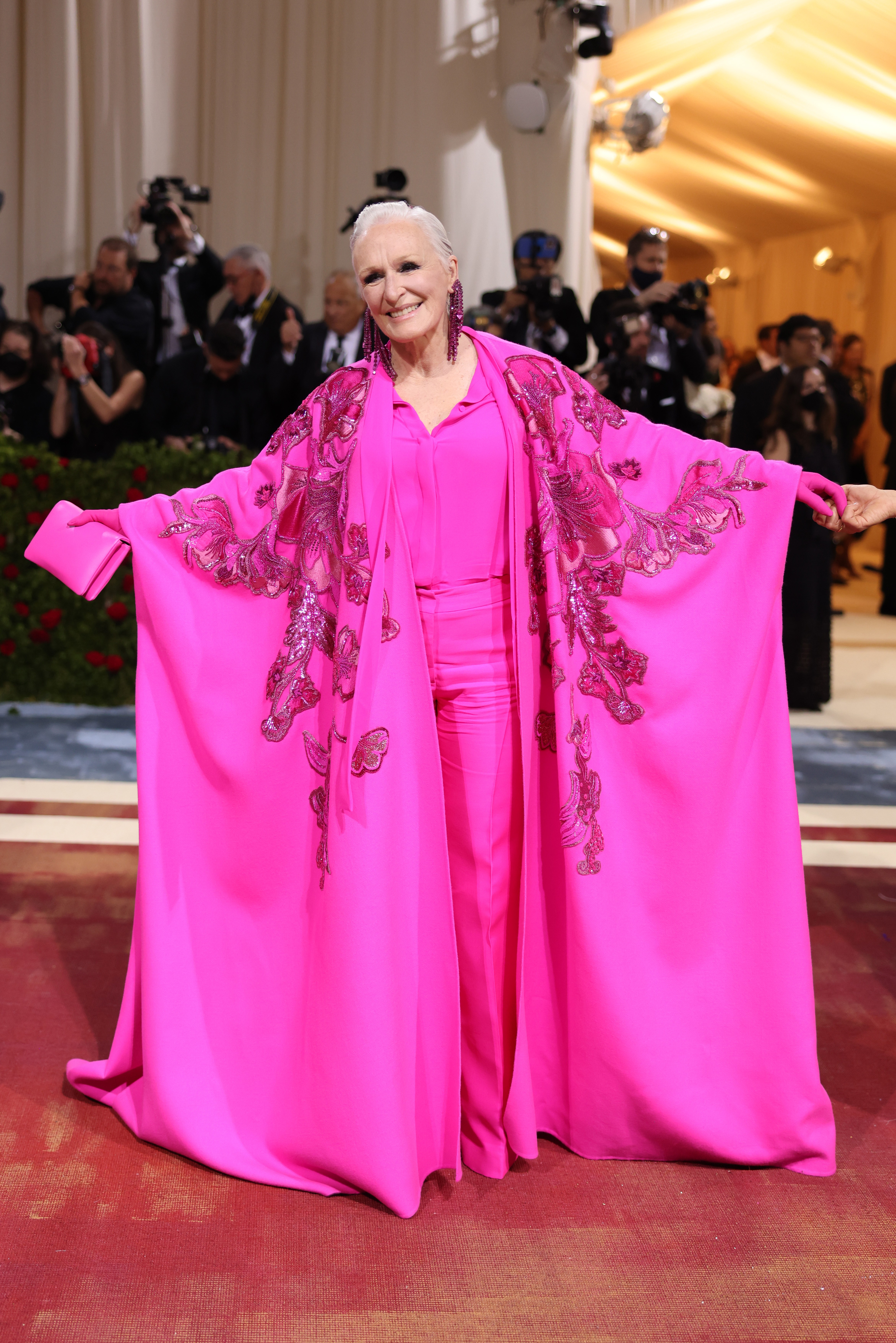 NEW YORK, NEW YORK - MAY 02: Glenn Close attends The 2022 Met Gala Celebrating "In America: An Anthology of Fashion" at The Metropolitan Museum of Art on May 02, 2022 in New York City. (Photo by John Shearer/Getty Images) (Foto: Getty Images)