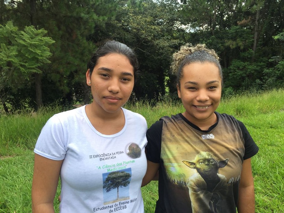 As irmãs indígenas Rosiani e Izabel saíram de Pernambuco para estudar na UFSCar em São Carlos  (Foto: Fabiana Assis/G1)