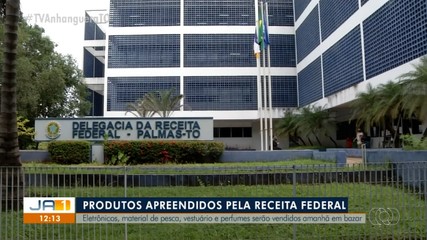 Produtos apreendidos pela Receita Federal serão vendidos em bazar