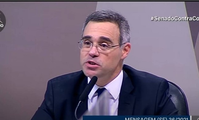 André Mendonça na sabatina no Senado Federal