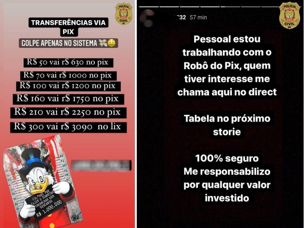 Jovem é suspeito de aplicar golpes ao prometer multiplicar valores do PIX — Foto: Polícia Civil/Divugalção