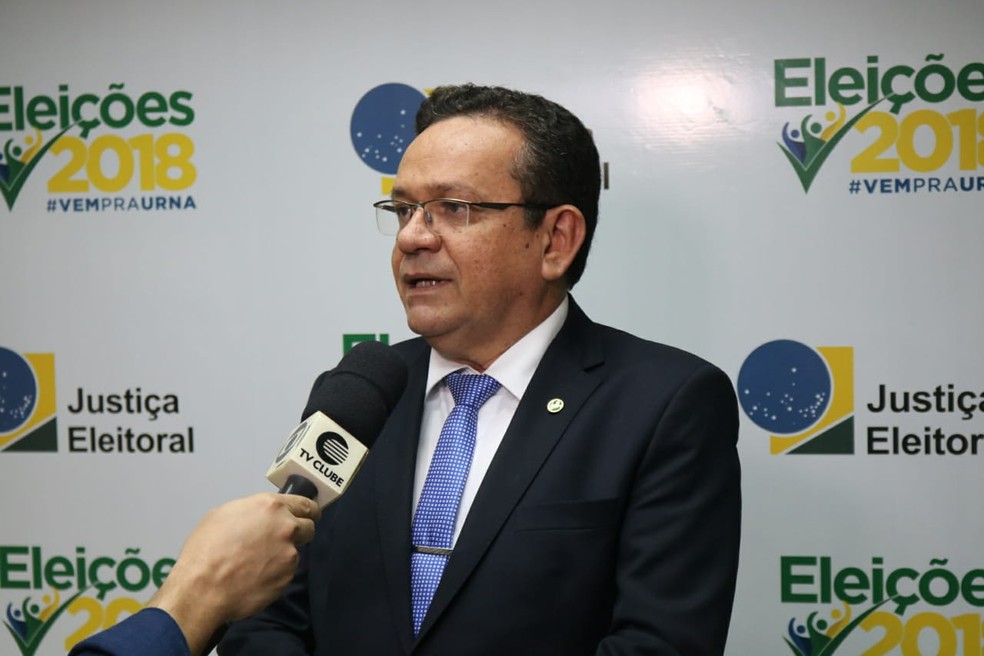 Presidente do TRE, Sebastião Ribeiro Martins — Foto: Lucas Barbosa/G1