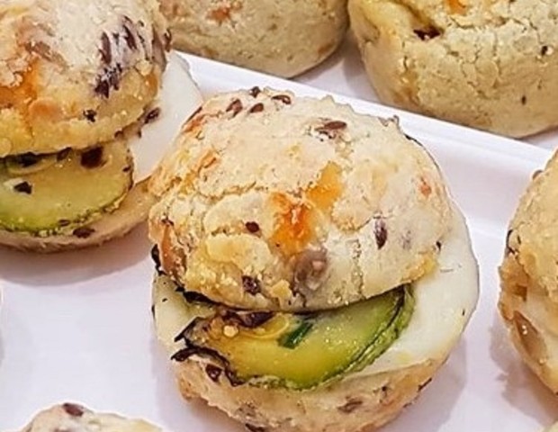 Pão de queijo Multi-grãos com abobrinha (Foto: Divulgação) Pão de queijo Multi-grãos com abobrinha (Foto: Divulgação)