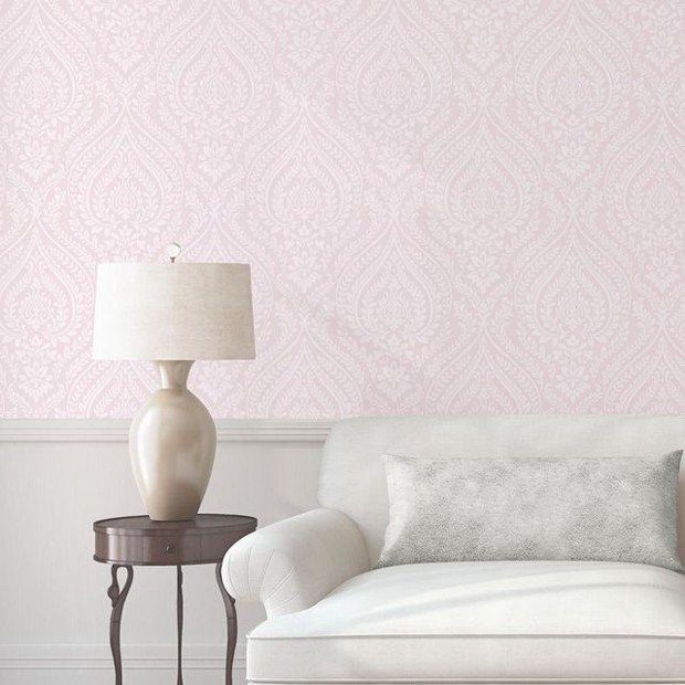 papel-de-parede-rosa (Foto: Reprodução/Elle Decor)