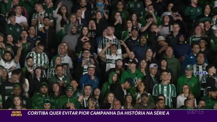 Globo Esporte PR  Coritiba é derrotado no último jogo da