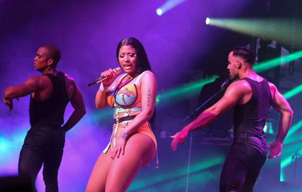 Nicki Minaj em SP (Foto: AgNews)