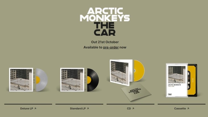 Pré-venda do próximo álbum do Arctic Monkeys (Foto: Reprodução)