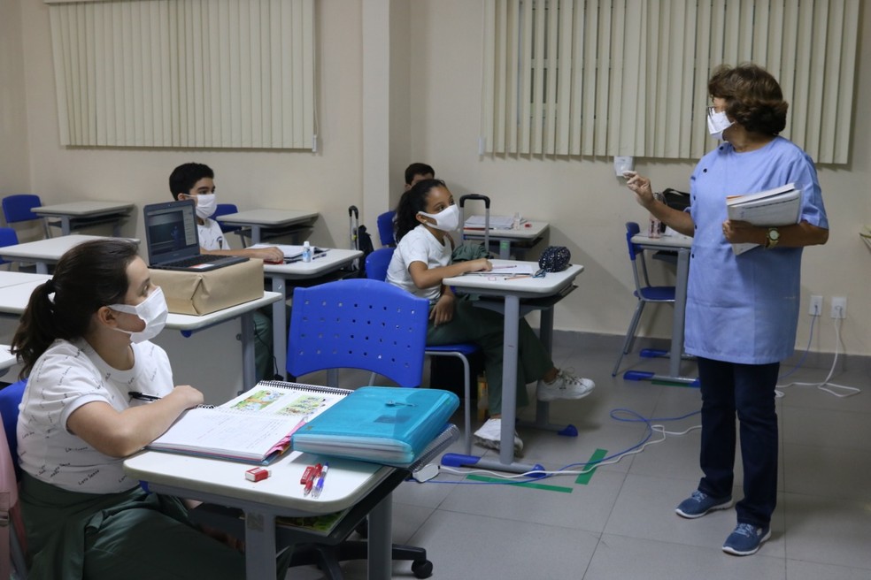 Professores apontam ensino híbrido como principal desafio no retorno das aulas em Manaus. — Foto: Divulgação