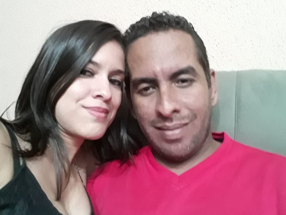 João Paulo ao lado da esposa, Katyuscia: o outro lado da moeda — Foto: João Paulo da Costa / Arquivo Pessoal