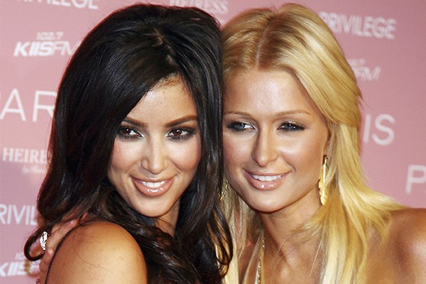 Kim Kardashian e Paris Hilton (Foto: Getty Images)