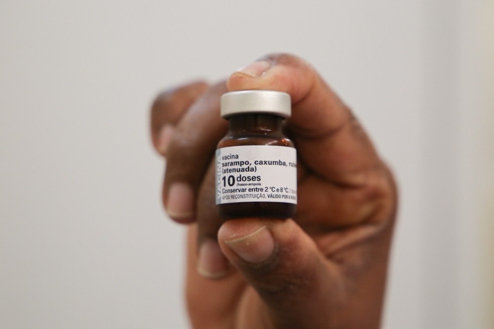 Única maneira de evitar o sarampo é pela vacina — Foto: Divulgação/SES