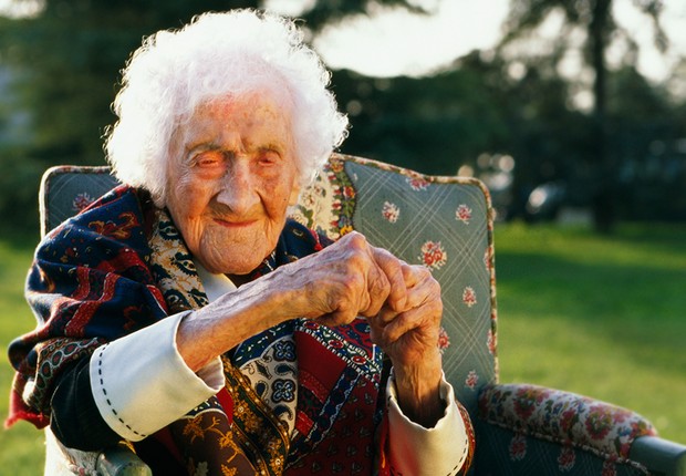 A francesa Jeanne Calment teria ultrapassado os 120 anos (Foto: Getty Images)